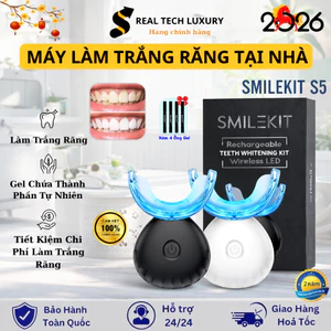 Máy Làm Trắng Răng SMILEKIT S5 Thiết Bị Sáng An Toàn Không Ê Buốt Chắc Khỏe Từ Sâu Bên Trong