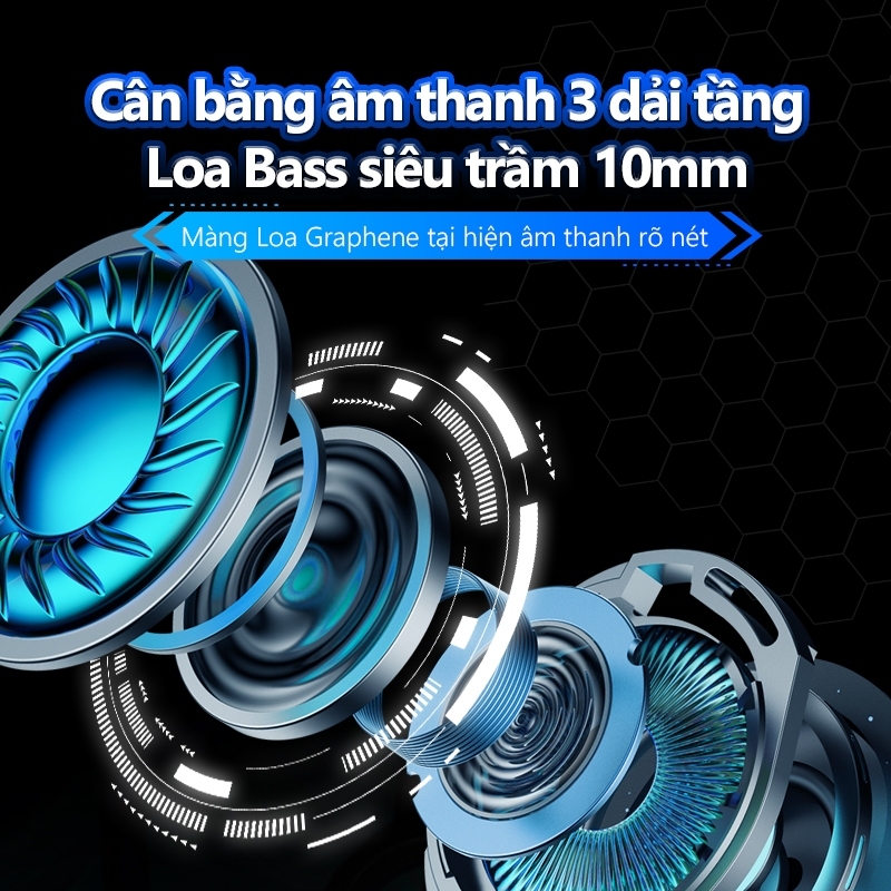 Tai nghe Bluetooth chơi game Lenovo GM2 PRO BT 5.3 TWS HIFI Audio  Tương thích với nhiều thiết bị, độ trễ thấp, có micro