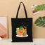 Túi tote TẾT túi vải canvas có khóa kéo ngăn phụ mâm ngũ quả bánh chưng Tết đeo vai du xuân đi chơi 30x45cm tota0299