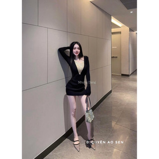 VÁY BODY LEN NHŨ NGỰC HÀNG QCCC L1 HOT