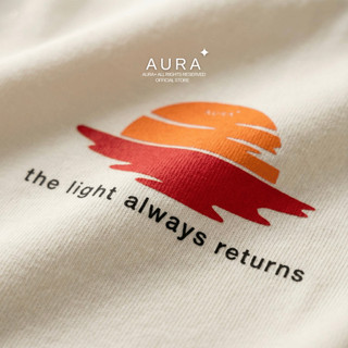 Áo Thun Aura✦ Sunrise Oversized Tee 100% Cotton Unisex T-shirt