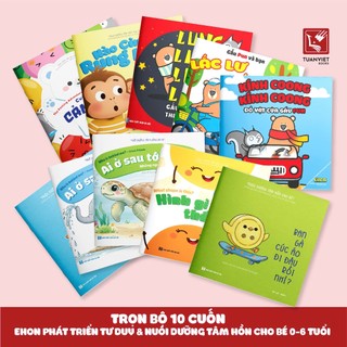 Sách - Ehon nuôi dưỡng tâm hồn & phát triển tư duy song ngữ Anh - Việt cho trẻ 0 - 6 tuổi (Bộ 10 cuốn) - NXB Hà Nội