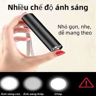 Đèn pin mini tiện lợi | Nhiều chế độ chiếu sáng, sử dụng trong nhà và ngoài trời!