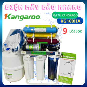 Máy lọc nước để gầm Kangaroo KG109A không vỏ tủ - 9 cấp lọc phù hợp cho trung cư và quán ăn
