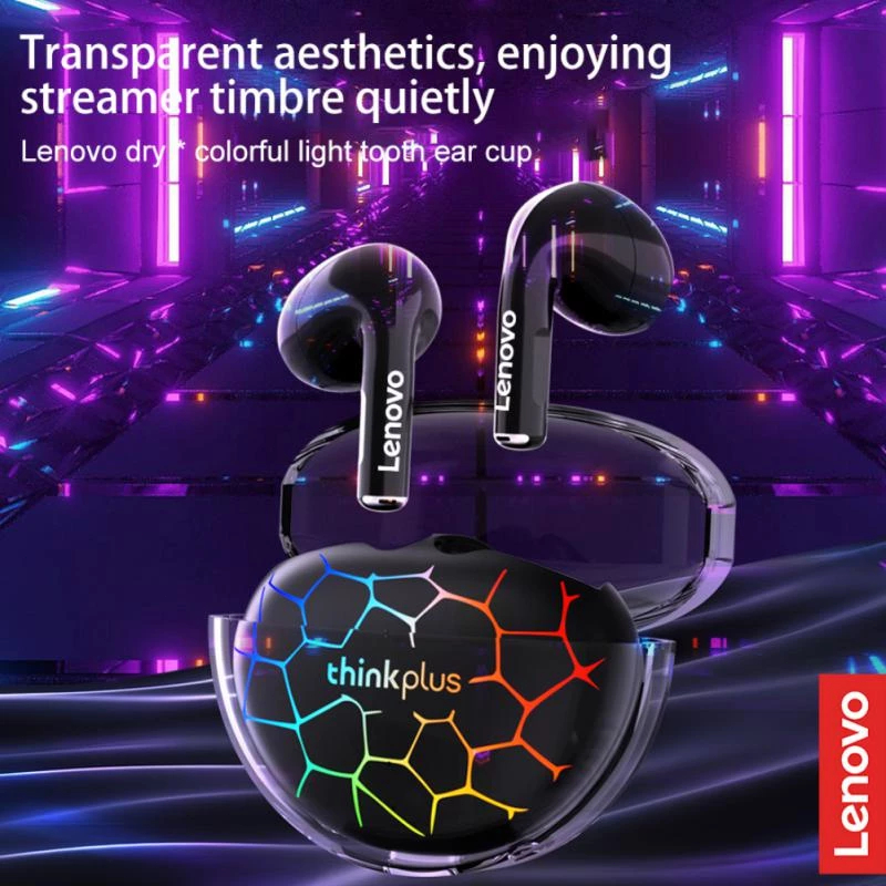 Tai nghe Bluetooth Lenovo LP80 Pro 5.0 độ trễ thấp, chất lượng cao, có micrô, thích hợp cho việc di chuyển hàng ngày.