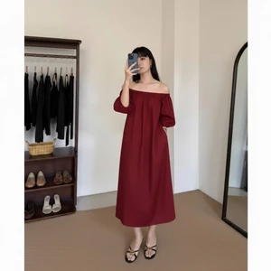 𝗡𝗼𝘃𝗮 - Đầm Linen trễ vai BEELY