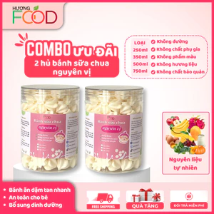 2 hủ bánh sữa chua nguyên vị cho bé ăn dặm từ 6 tháng thơm ngon bổ dưỡng | HƯƠNG FOOD