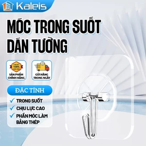 Set 50 cái Móc Treo Siêu Dính Không Khoan Tường, Chịu Lực Tốt, Dán Tường Nhà Tắm, Nhà Bếp Kaleis
