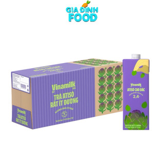 [Thùng 12 Hộp] Trà Atiso không đường, Nước ép lựu táo, Sữa dinh dưỡng Flex không đường Vinamilk Hộp 1L