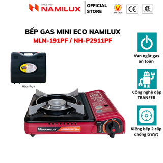 Bếp Gas Mini/ Du Lịch NaMilux NH-P2911PF /  MLN-191PF│Van Ngắt Gas An Toàn Inline-Cut│Công Suất 2.6 Kw - Hàng Chính Hãng