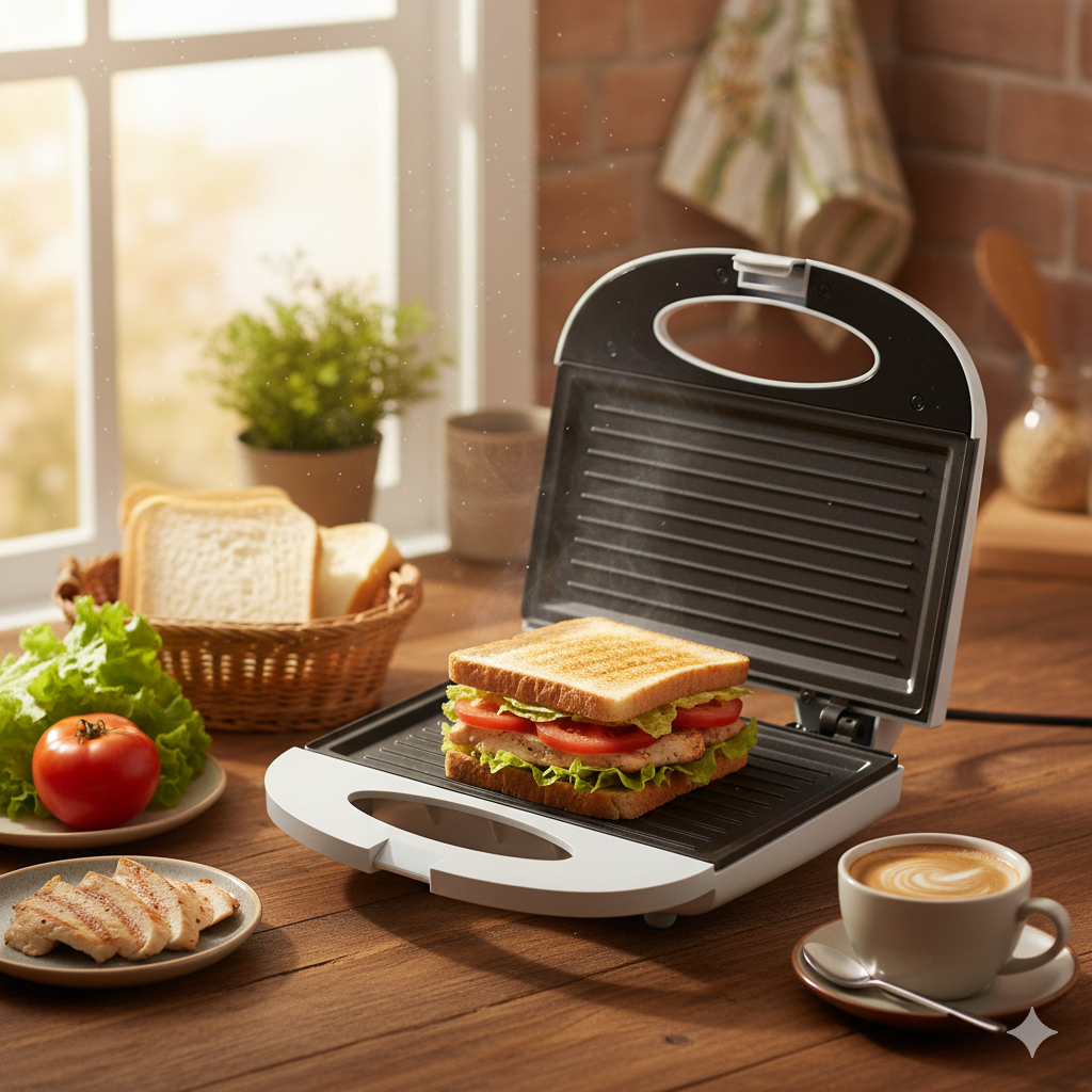 Máy Kẹp Nướng Bánh Sandwich Simplehome SLS1058