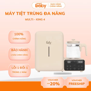 Máy đa năng điện tử (tiệt trùng UVC LED/Sấy khô/Đun & hâm nước) Multi-KING 4- FB9613ZH Fatzbaby