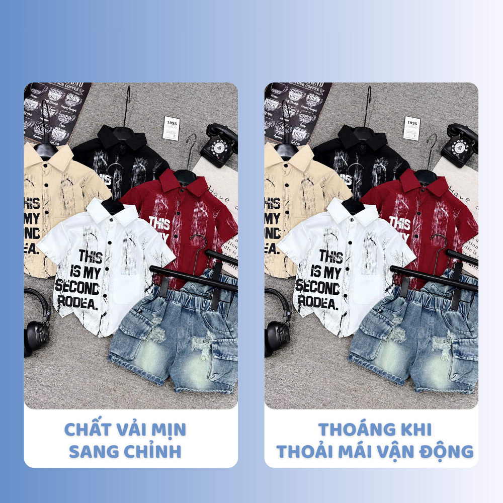 [À ƠI SHOP] C17- bộ sơ mi this is my- a108.314