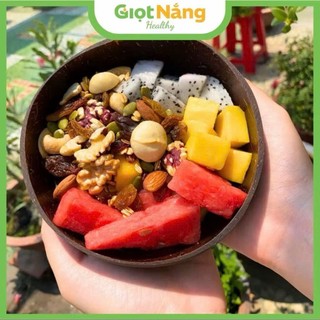 Granola Giọt Nắng Mới, ngũ cốc ăn sáng healthy ngon giòn lành mạnh, giàu chất xơ và năng lượng từ hạt và trái cây