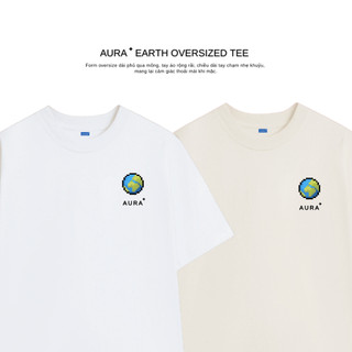Áo thun Aura✦ Earth Oversized Tee 100% Cotton Unisex T-shirt