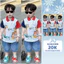 C18- bộ polo quần bò hươu happy - a116.863
