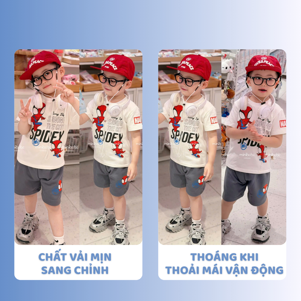 [À ƠI SHOP] C28- bộ cộc người nhện every day - a117.1751