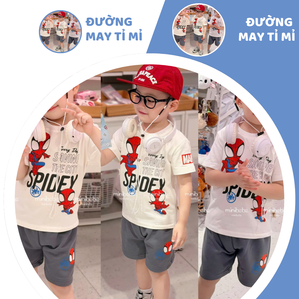 [À ƠI SHOP] C28- bộ cộc người nhện every day - a117.1751
