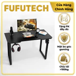 Bàn Gaming chữ U FUFUTECH chân sắt, mặt gỗ MDF cao cấp, setup gaming cực chất đặt 2 màn hình cực dễ làm việc đều sướng — ảnh 1