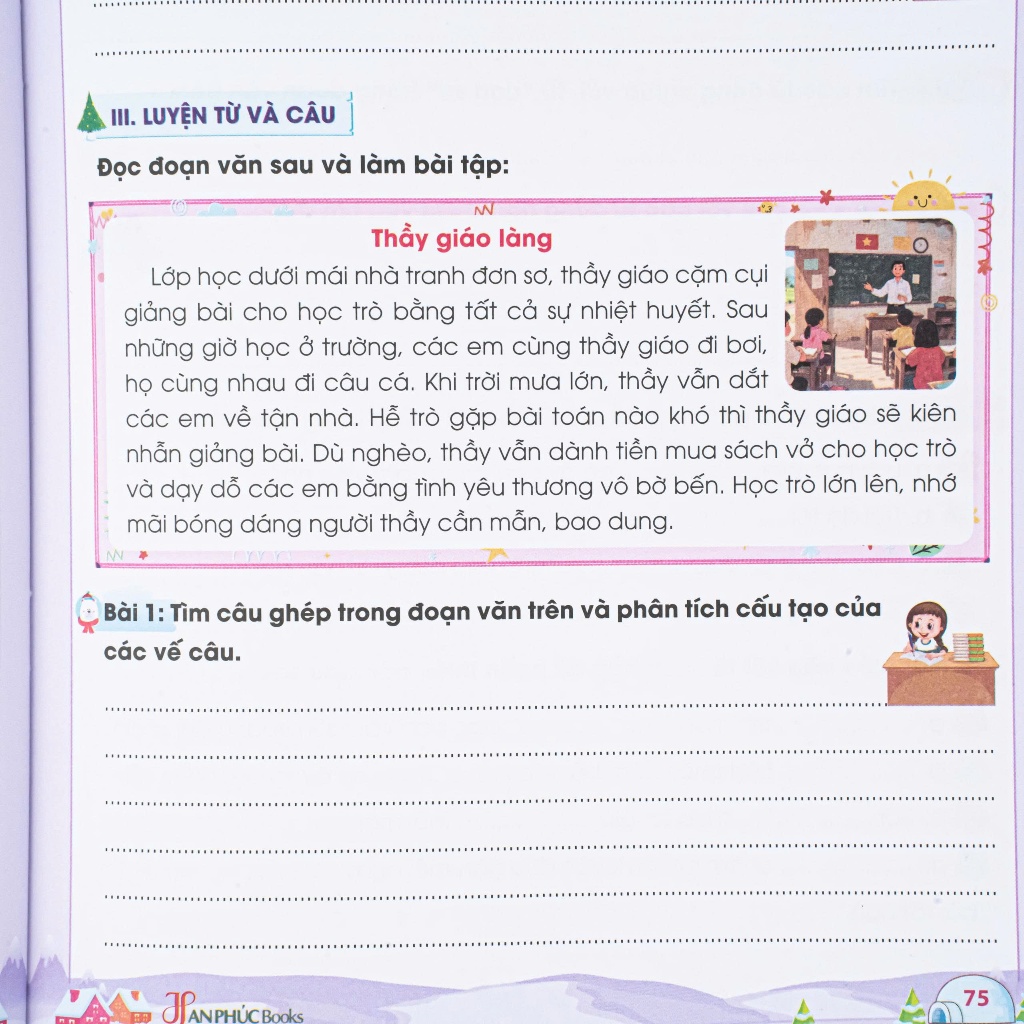 Sách - Vở Bài Tập Tiếng Việt Tăng Cường Lớp  5 tập 2 Kết Nối - H An Phúc