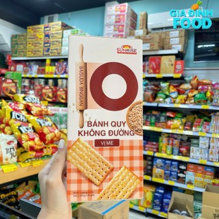 Bánh Quy Không Đường Sunrise Vị Mè/ Vị Hành - Hộp 144g