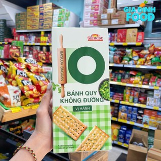 Bánh Quy Không Đường Sunrise Vị Mè/ Vị Hành - Hộp 144g
