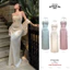 Đầm Lụa Hở lưng FLORAL phối Ren hoa tôn dáng FFCLUB - Đầm lụa dự tiệc, tốn dáng