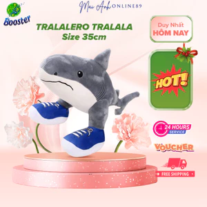 Gấu bông Tralalero tralala 35cm, Quà tặng dễ thương cho bé