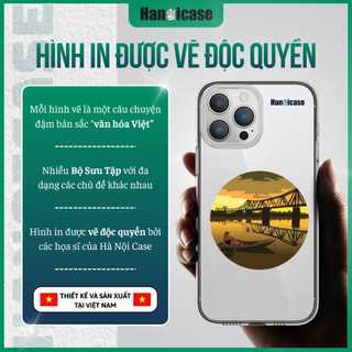 Ốp Lưng Điện Thoại Han icase Cho iPhone 12/13/14/15/16/17 Trong Suốt Chống Sốc, Ố Vàng Cầu Long Biên