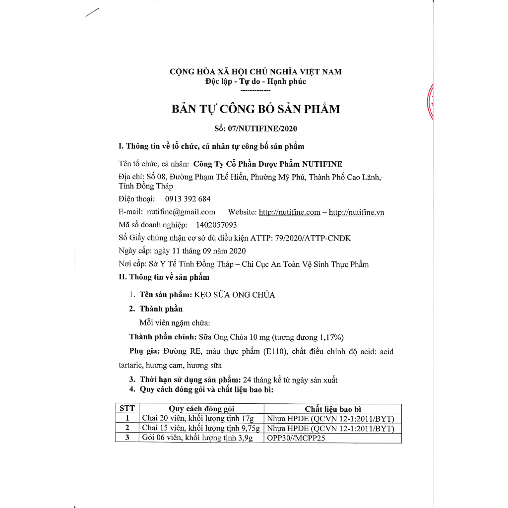 Viên ngậm sữa ong chúa Vitamin C hình dễ thương (Lọ 10 viên)
