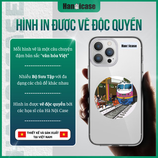 Ốp Lưng Điện Thoại Han icase Cho iPhone 12/13/14/15/16/17 Chống Sốc Và Chống Ố Vàng Cafe Đường Tàu