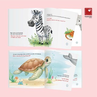Sách - Ehon nuôi dưỡng tâm hồn & phát triển tư duy song ngữ Anh - Việt cho trẻ 0 - 6 tuổi (Bộ 10 cuốn) - NXB Hà Nội