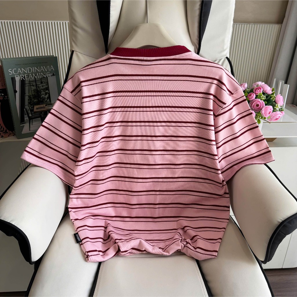 Áo Thun Mirage Ngựa Thêu Cổ Viền Sang Trọng Chất 100% Cotton Mềm Mịn Thoáng Mát.