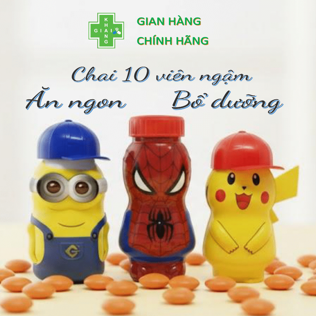 Viên ngậm sữa ong chúa Vitamin C hình dễ thương (Lọ 10 viên)
