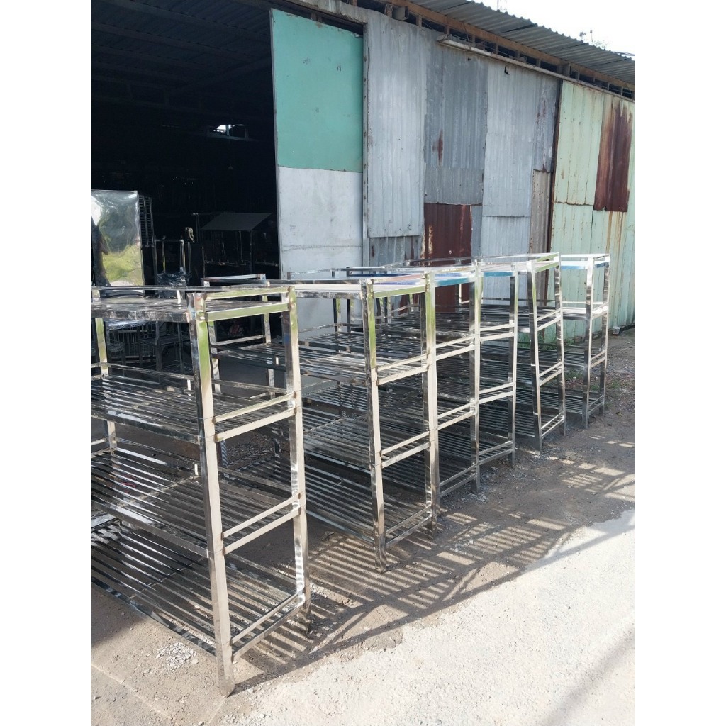 Kệ Inox 4 Tầng Đa Năng – Kích Thước ĐA DẠNG