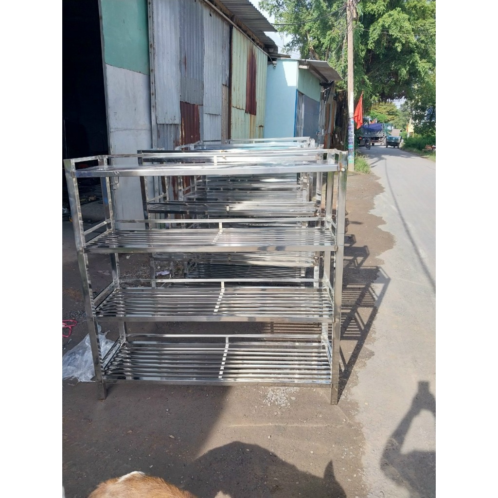 Kệ Inox 4 Tầng Đa Năng – Kích Thước ĐA DẠNG