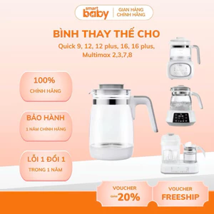 Bình thủy tinh đun được cho máy Fazt baby Multimax 1, 3, 4, 6 và Quick 12, 12 plus
