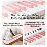 ĐÀN PIANO ĐIỆN 61 PHÍM GẤP GỌN – KẾT NỐI BLUETOOTH,TẶNG CON MÓN QUÀ KHỞI ĐẦU ÂM NHẠC – ĐÀN PIANO MINI GẤP ĐƯỢC — ảnh 2