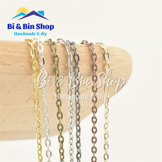 4 Mét Dây Xích Oval 0,7mm Làm Trang Sức Handmade, Phụ Kiện Thời Trang, Trâm Cài