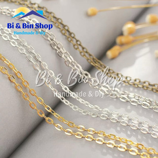 4 Mét Dây Xích Oval 0,7mm Làm Trang Sức Handmade, Phụ Kiện Thời Trang, Trâm Cài