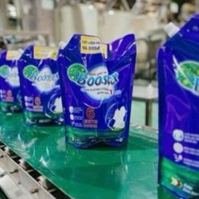 Nước giặt xả Booster hương ngàn hoa túi 3,5kg, TẶNG kèm túi nhỏ - Hàng chính hãng