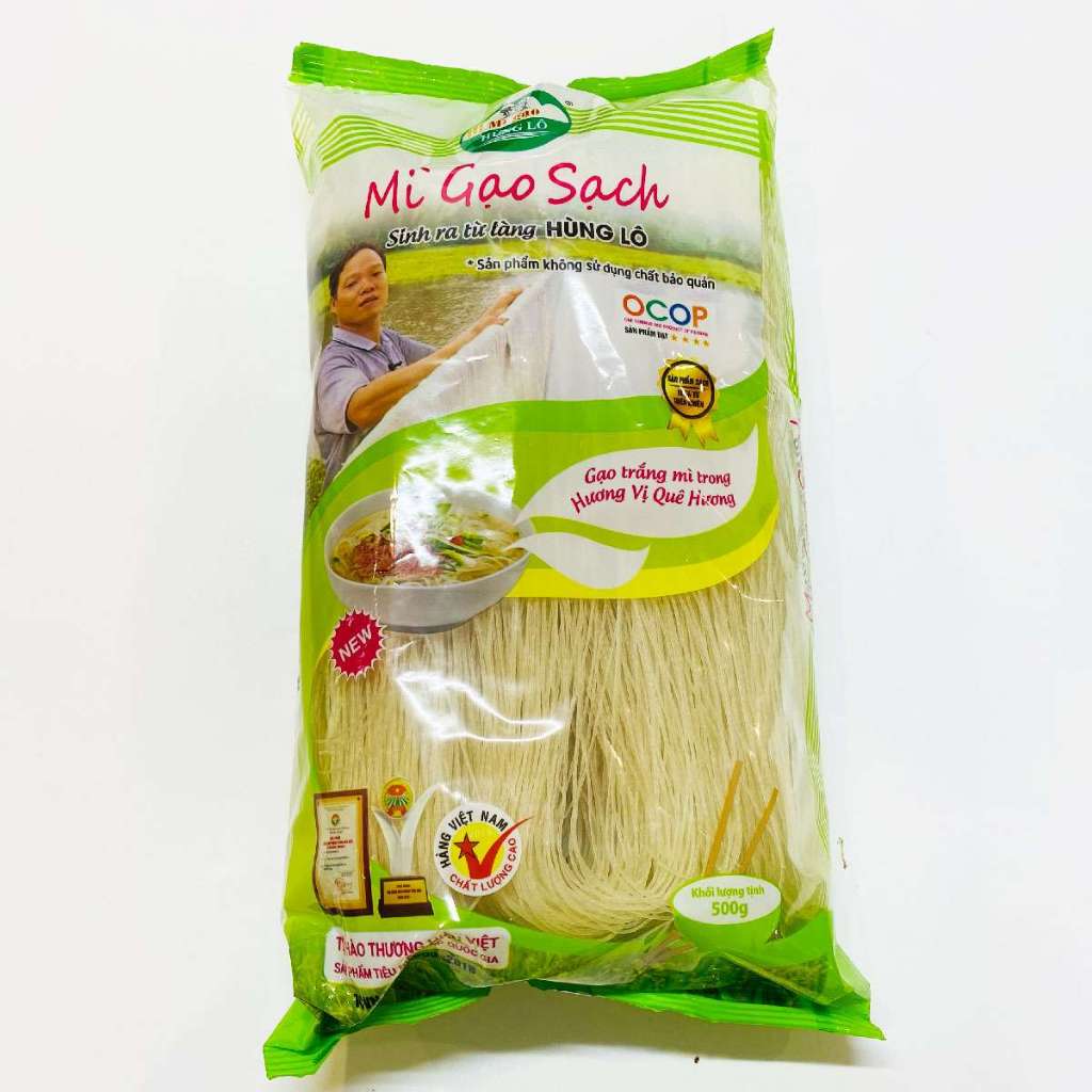 Mì gạo sạch Hùng Lô - Mì gạo sạch sinh ra từ làng Hùng Lô