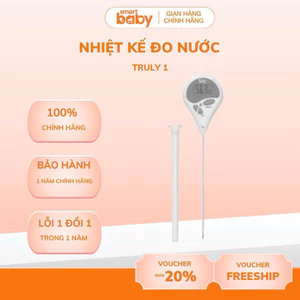 Nhiệt kế điện tử đa năng đo sữa đo nước cho bé Truly 1- FB8683WS