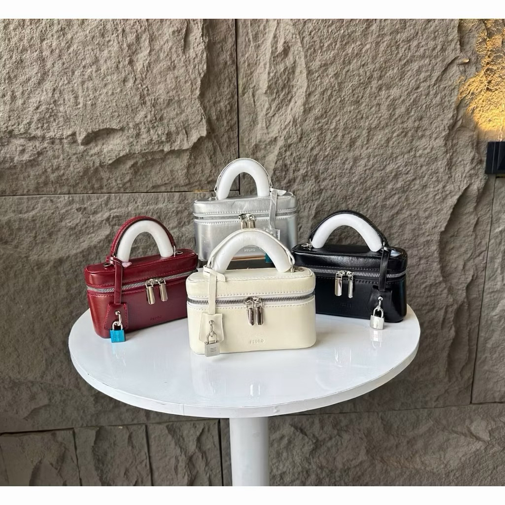 Túi cốp nữ cốp dẹt size 18cm da mềm mịn nhiều màu