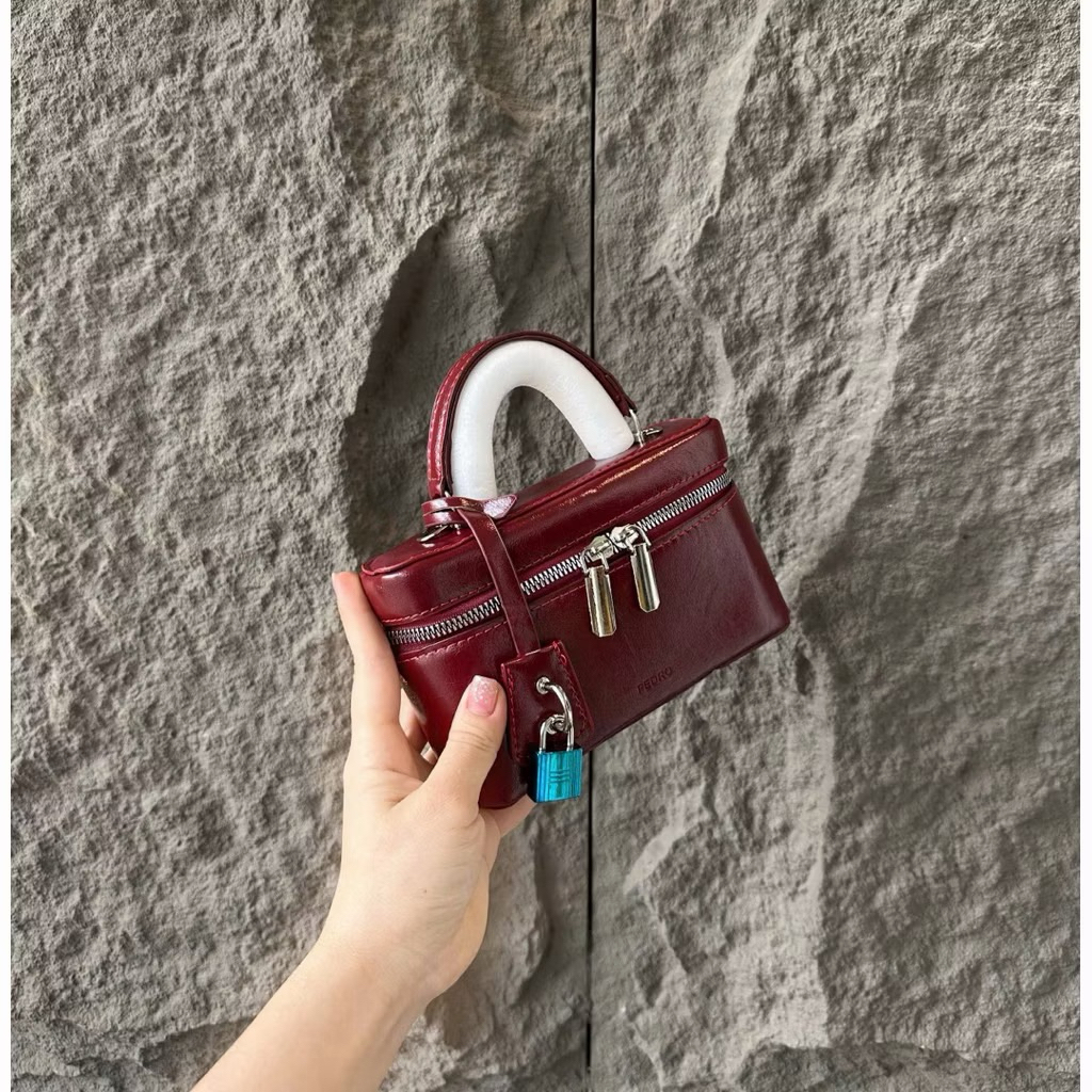Túi cốp nữ cốp dẹt size 18cm da mềm mịn nhiều màu