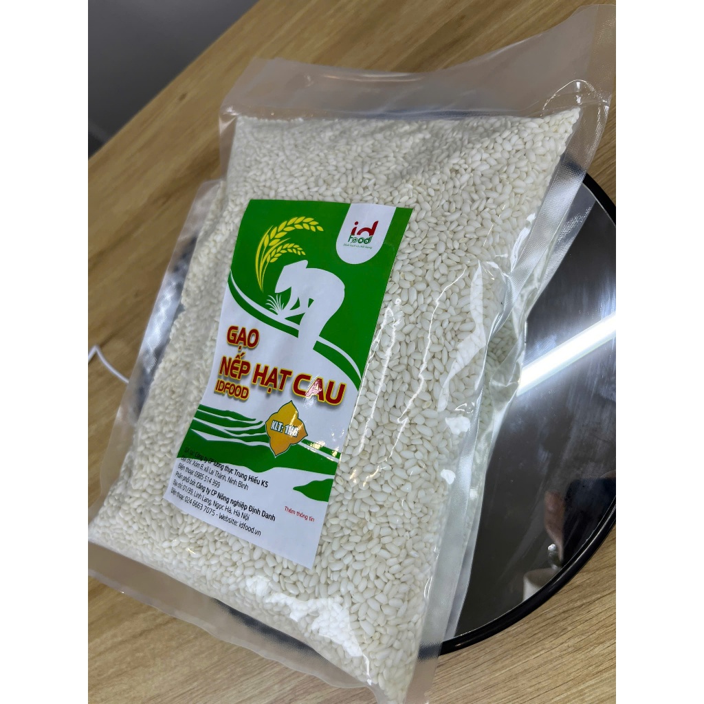 Nếp hạt cau IDFood - Gạo nếp dẻo thơm - Nếp thầu dầu