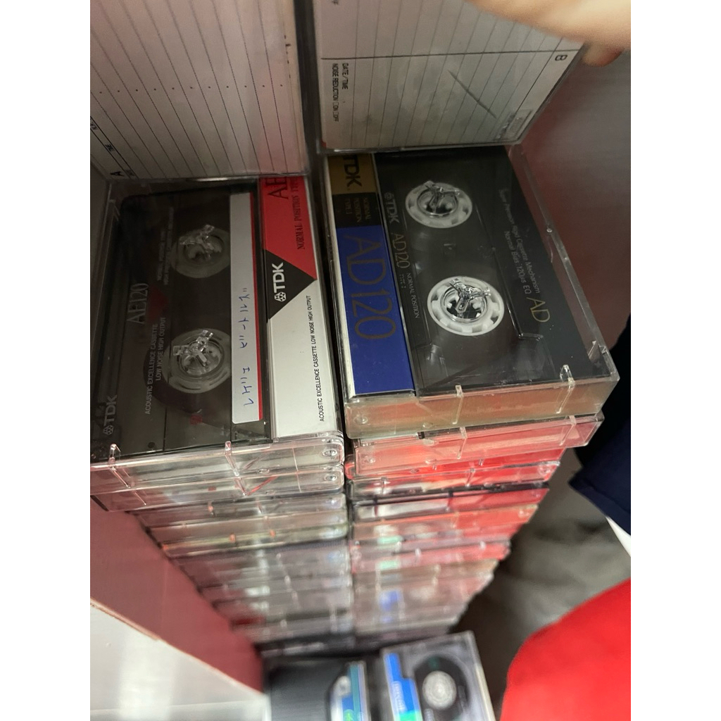 Combo 5 Băng Cassette Nhật 120 Phút, Sony, TDK, Maxell, Axia và 1 Số hãng khác như hình