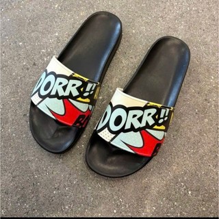Dép quai ngang nam nữ dorr, dép chất liệu cao su non đế Pu đúc nguyên khối cao 3cm đủ size 36-43