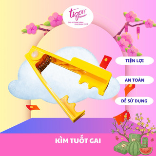 1 KÌM TUỐT GAI HOA HỒNG (Nhựa) - Màu ngẫu nhiên