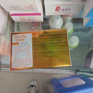 =>  SẢN PHẨM BỔ SUNG CALCI VÀ KHOÁNG CHẤT CHO CƠ THỂ DAVITA BONE PLUS.Chính hãng DHG Pharma